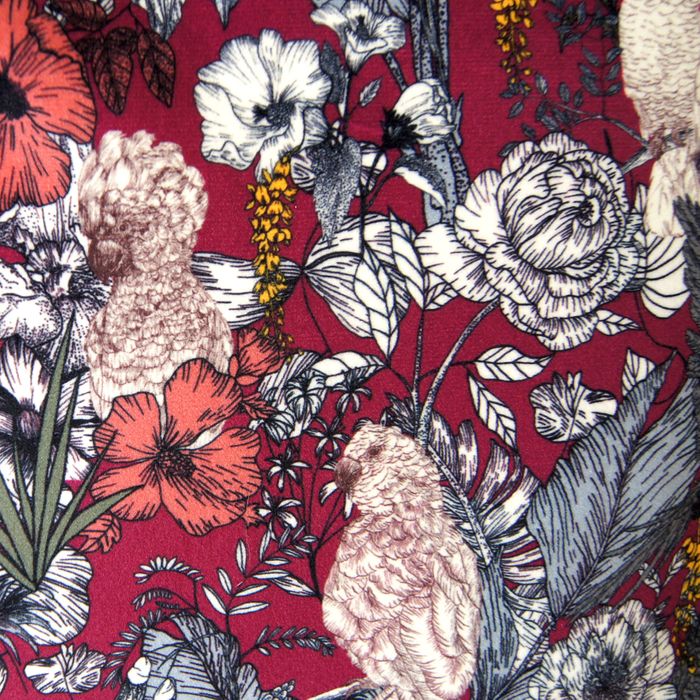 Housse de coussin en velours -Botanica- 40x40cm