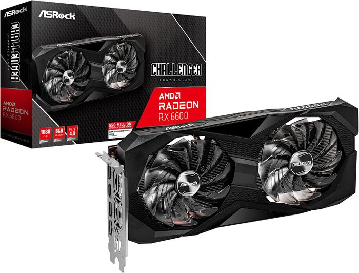 ASRock AMD Radeon RX 6600 Challenger D 8GB OC