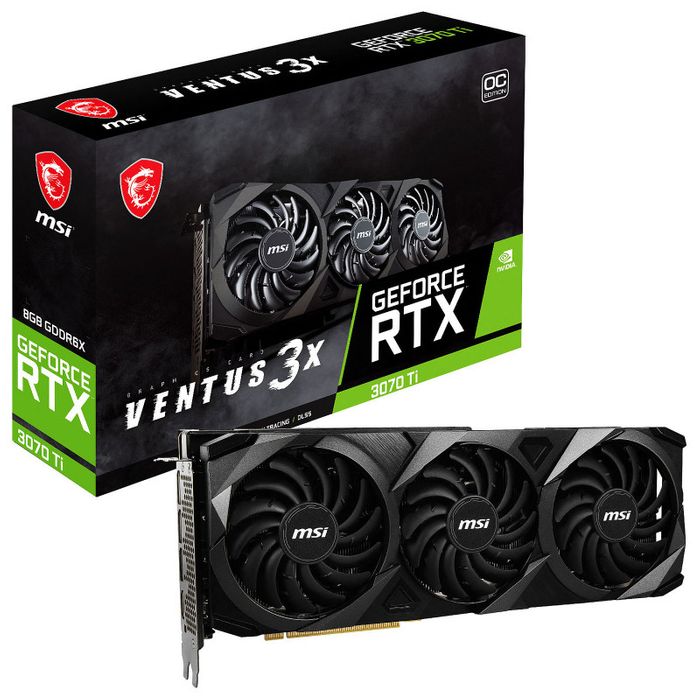 Carte Graphique MSI GeForce RTX 3070 Ti 8 Go GDDR6X