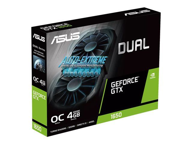 Asus GeForce DUAL-GTX1650-O4GD6-P