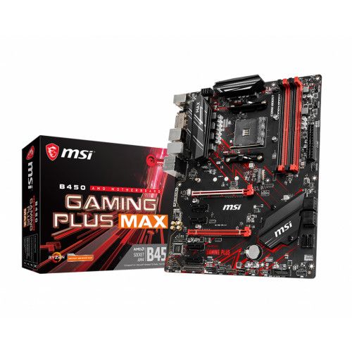 MSI B450 GAMING PLUS MAX - ATX - AM4 - B450 - 4xDDR4 -2xPCIE X16 - M.2