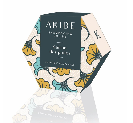 Shampoing solide "Saison des pluies" par Akibe