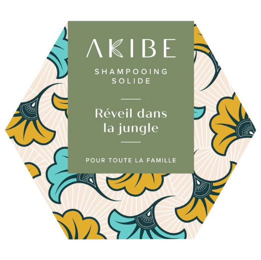 Shampoing solide "Réveil dans la jungle" par Akibe