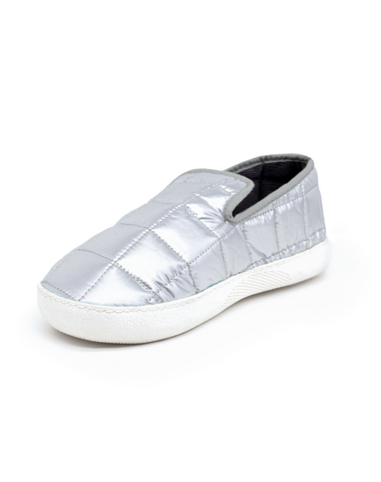 Chausson streetwear doudoune "Argent" par Souts