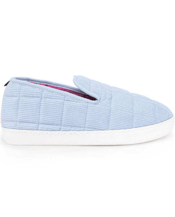 Chausson streetwear velours "Ciel/Rose" par Souts