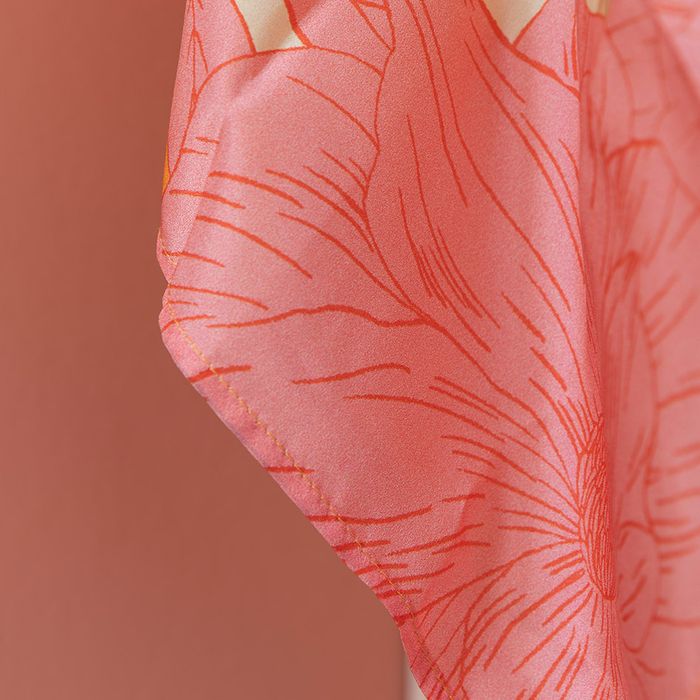 Foulard en soie 90cm Romance