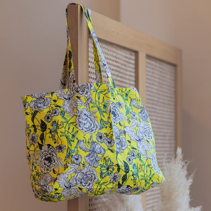 Grand totebag-Fleurine-coton