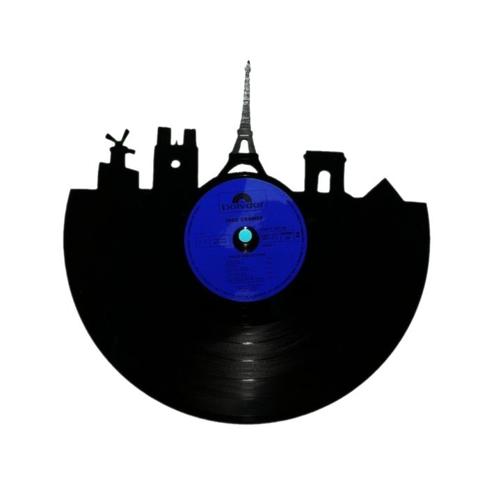 Vinyle découpé "Paris" par Disc art déco