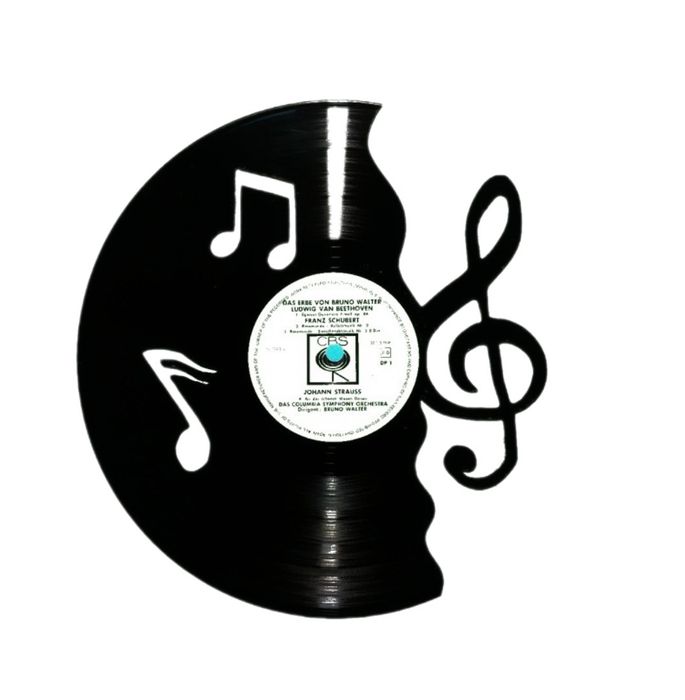 Vinyle découpé "Clé de sol" par Disc art déco