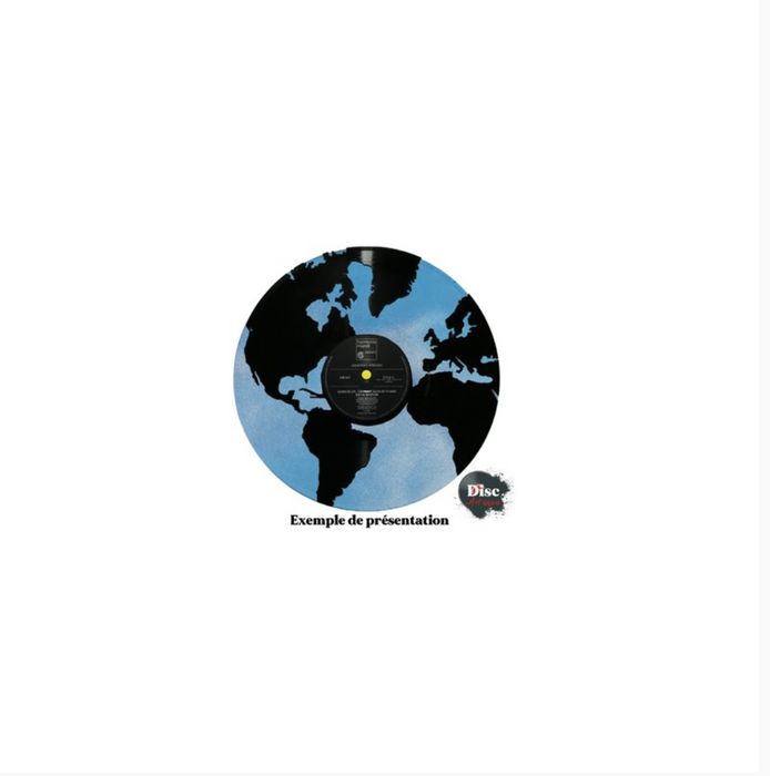 Vinyle fond coloré "Bleu" par Disc art déco