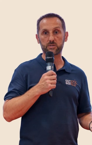 Sébastien STAQUET, fondateur de Out of the Box, un service qui permet de booster ses soft skills