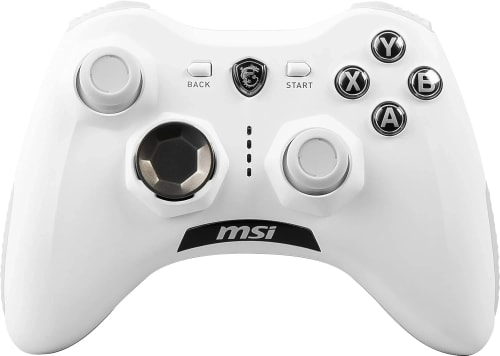 MSI FORCE GC30 V2 White sans-fil Manette de jeu PC et Android, jusqu'à 8h d'utilisation