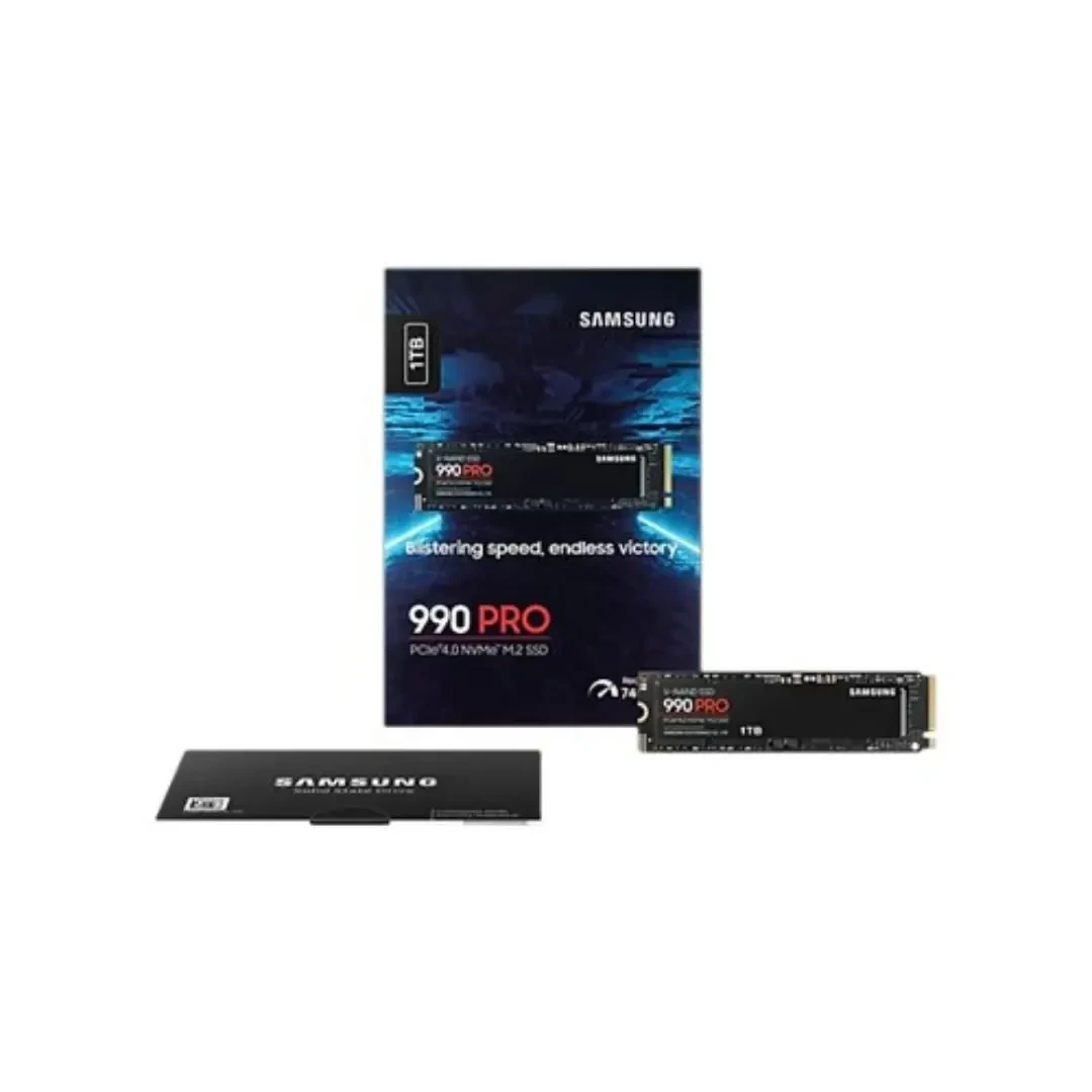 SSD SAMSUNG SERIE 990 PRO M.2 1To 2280 PCIe Gen 4.0 x4 NVMe 2.0 MZ-V9P1T0BW