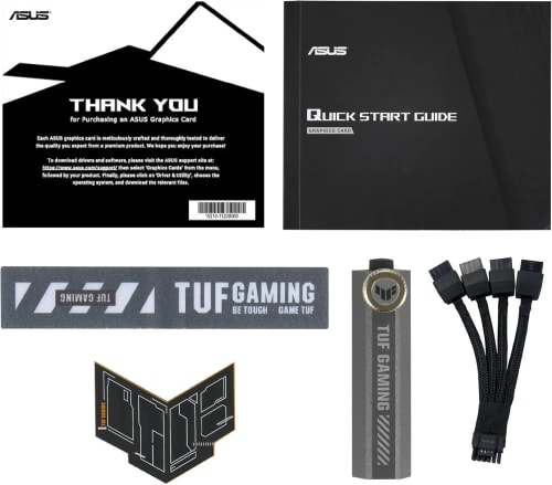 ASUS TUF Gaming GeForce RTX 5090 32GB GDDR7 – Carte Graphique Gaming (PCIe 5.0, HDMI, Display 2.1, 3.6 Slot, Ventilateurs axiaux, Pad Thermique GPU, revêtement Protecteur PCB)