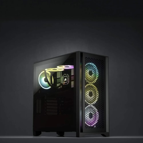 Corsair 4000D Airflow Noir Boîtier ATX Moyen Tour en Verre Trempé