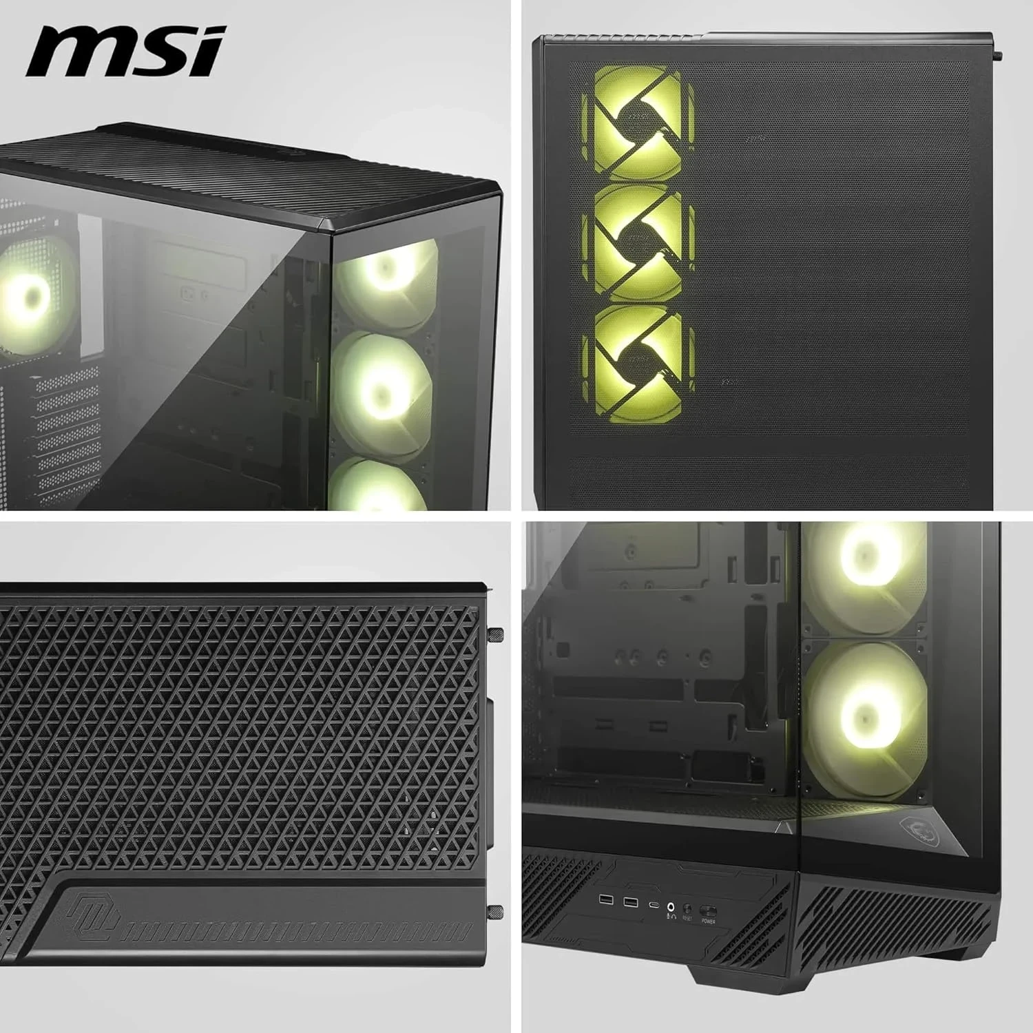 MSI MAG PANO 130R PZ NOIR Boîtier PC Moyen Tour