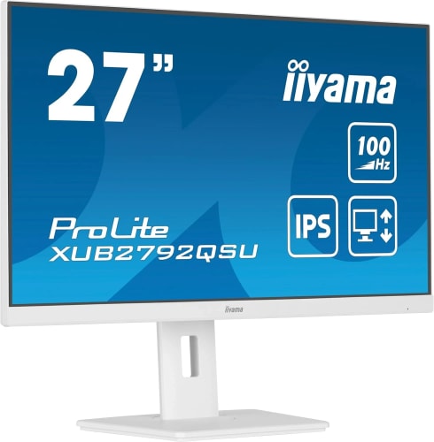 IIYAMA XUB2792QSU-W6 BLANC 27",IPS,2560x1440/100Hz,1H1DP, (copie)