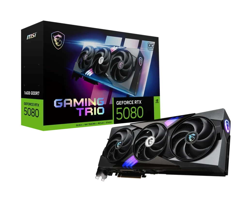 MSI GEFORCE RTX 5080 16G GAMING TRIO OC