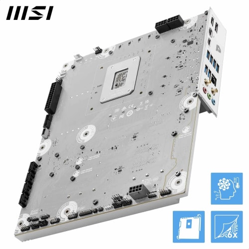 MSI Pro Z890-S WiFi PZ Carte mère, ATX à connecteurs arrière - pour processeurs Intel Core Ultra (série 2), LGA 1851 - DDR5 Memory Boost (8600 Plus MT-s OC), PCIe 5.0 x16, M.2 Gen5, Wi-FI 7, 2.5G LAN