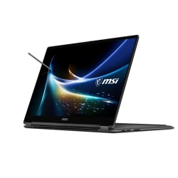 MSI Prestige N16 Flip Spark C1XMT-002FR : Processeur NVIDIA N1X - 64 GB LPDDR5X - SSD 1 TB - Carte Graphique NVIDIA - Écran OLED 4K UHD+ Tactile 16" 120 Hz - W11 Pro