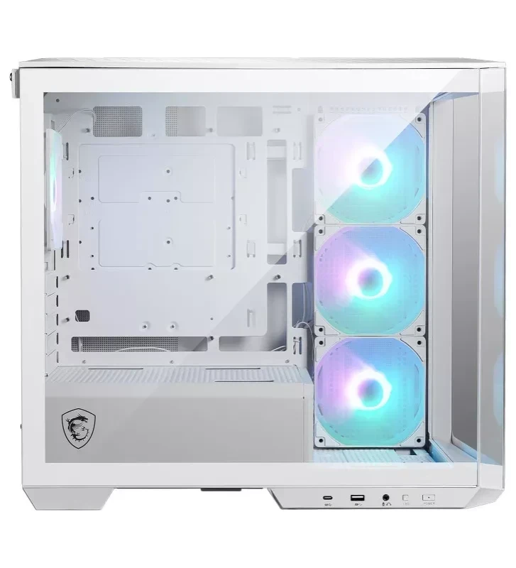 MSI MAG PANO M100R PZ Boîtier PC Micro-ATX  Blanc