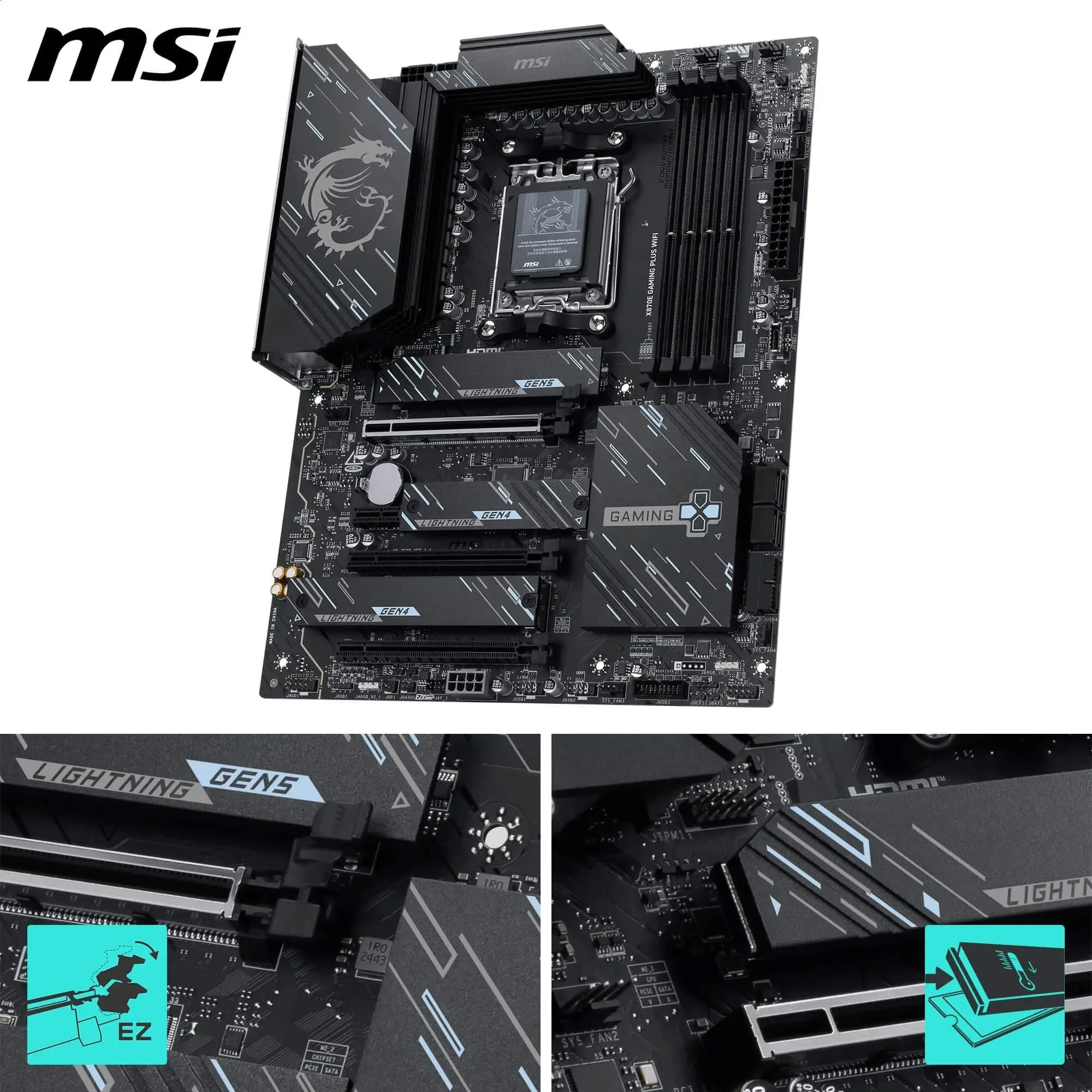 MSI X870E Gaming Plus WiFi Carte mère ATX