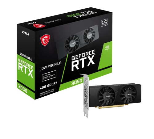 MSI NVIDIA GeForce RTX 3050 LP 6G OC Carte Graphique