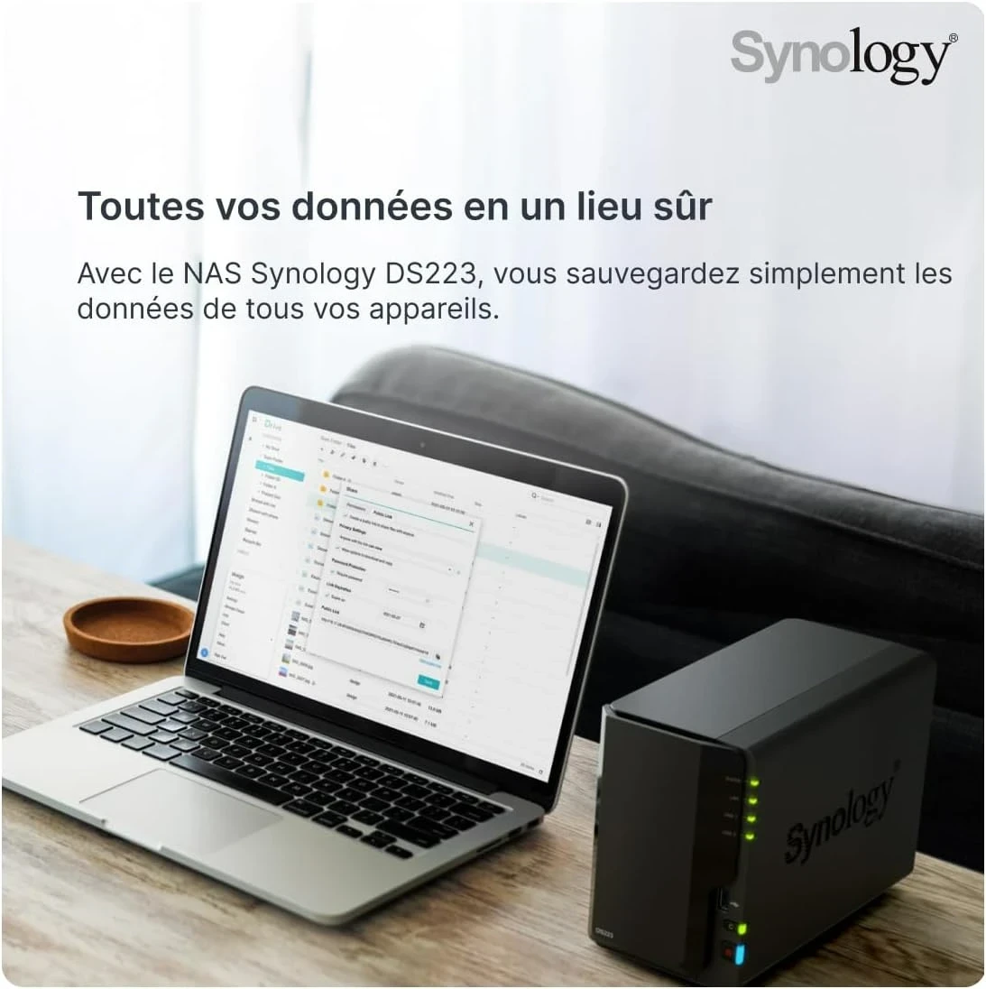 Synology Diskstation NAS DS223 2 Baies