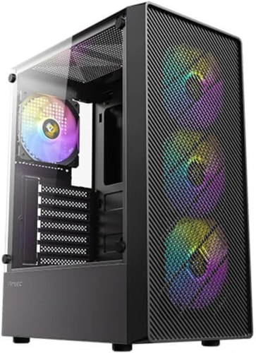 Antec AX26 RGB Elite ATX Boîtier PC de gaming avec 4 ventilateurs RVB Noir