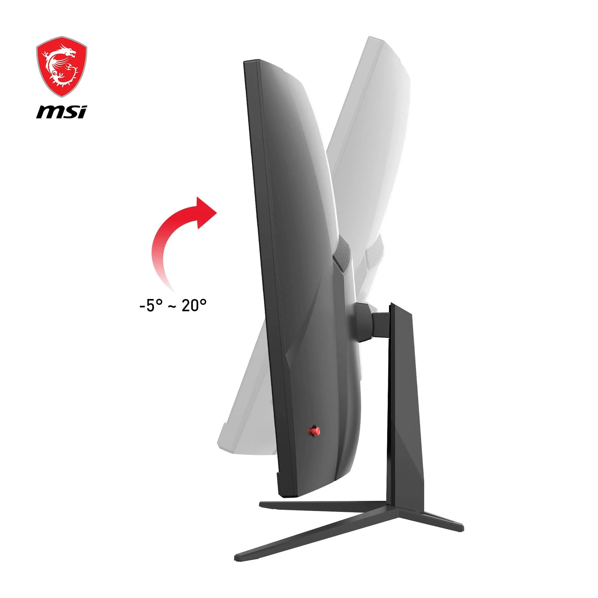 MSI G32C4X Écran PC Gaming Incurvé 31,5" FHD - Dalle VA 1500R, 1920x1080, 250Hz / 1ms, 16:9, FreeSync Premium - DisplayPort 1.2a, HDMI 2.0b