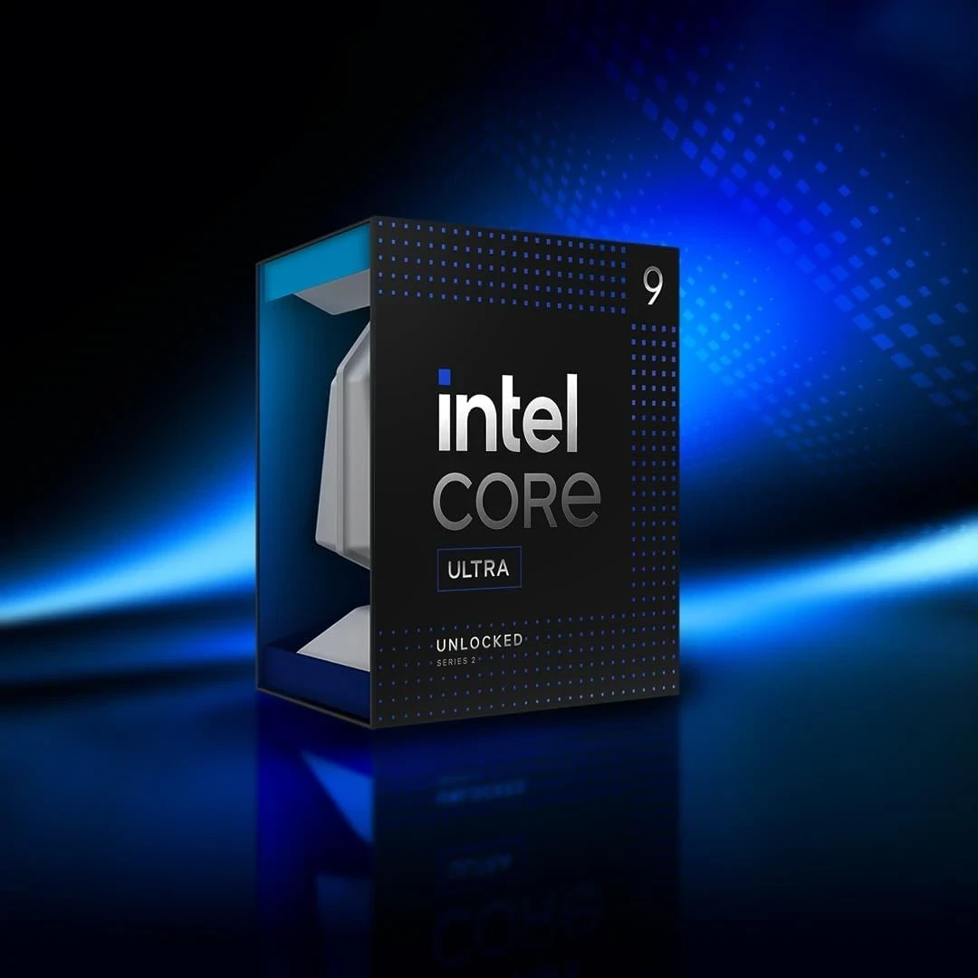Intel Core Ultra 9 285K pour PC de Bureau 285, 24 cœurs (8 P-Cores + 16 E-Cores) jusqu'à 5.6 GHz