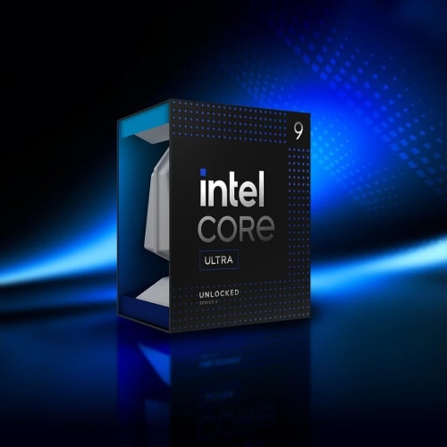 Intel Core Ultra 9 285K pour PC de Bureau 285, 24 cœurs (8 P-Cores + 16 E-Cores) jusqu'à 5.6 GHz