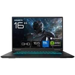 GIGABYTE Gaming A16 Pro DYHG5FRCC4SH – 16“, 165Hz QHD, Intel Core 7 240H, RTX 5080, 32Go LPDDR5X 5600MHz, SSD Gen4 1To, Win11 Home,