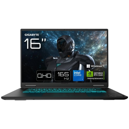 GIGABYTE Gaming A16 Pro DYHG5FRCC4SH – 16“, 165Hz QHD, Intel Core 7 240H, RTX 5080, 32Go LPDDR5X 5600MHz, SSD Gen4 1To, Win11 Home,
