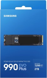 Samsung SSD Interne 990 EVO Plus 2 To, NVMe 2.0 PCIe 4.0 x 4 / 5.0x2,