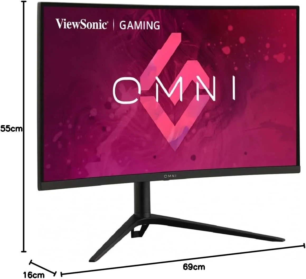 VIEWSONIC VX2718-PC-MHDJ 27" Full HD Gaming-1 MS -165HZ-Incurvé 1500R-