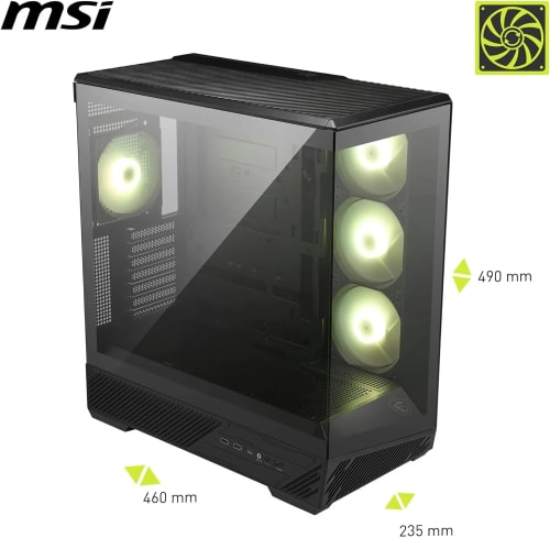 MSI MAG PANO 130R PZ NOIR Boîtier PC Moyen Tour