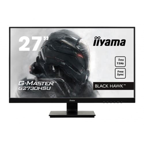 Ecran iiyama 27" G2730HSU-B1 Black Hawk 300cd/m² 75Hz VGA-HDMI-DP HP Noir