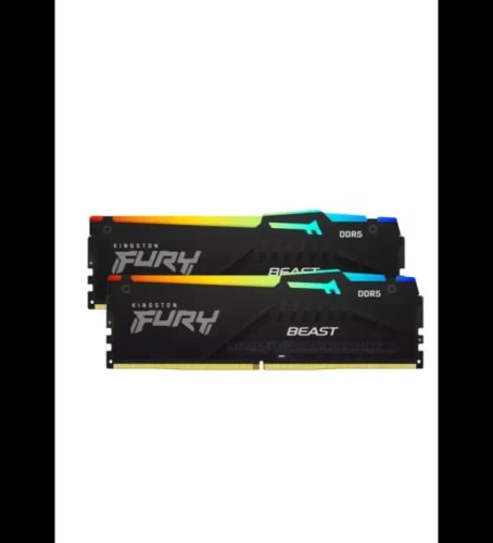 MEMOIRE KINGSTON 32G (2X16G) D5 6000MHZ FURY BEAST RBG EXPO