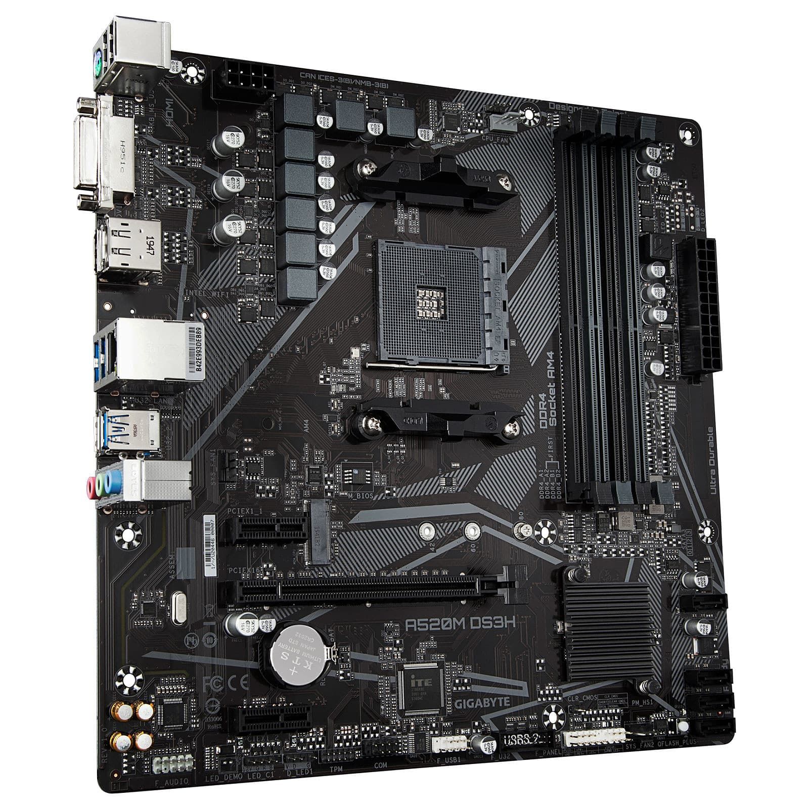 GIGABYTE A520M DS3H