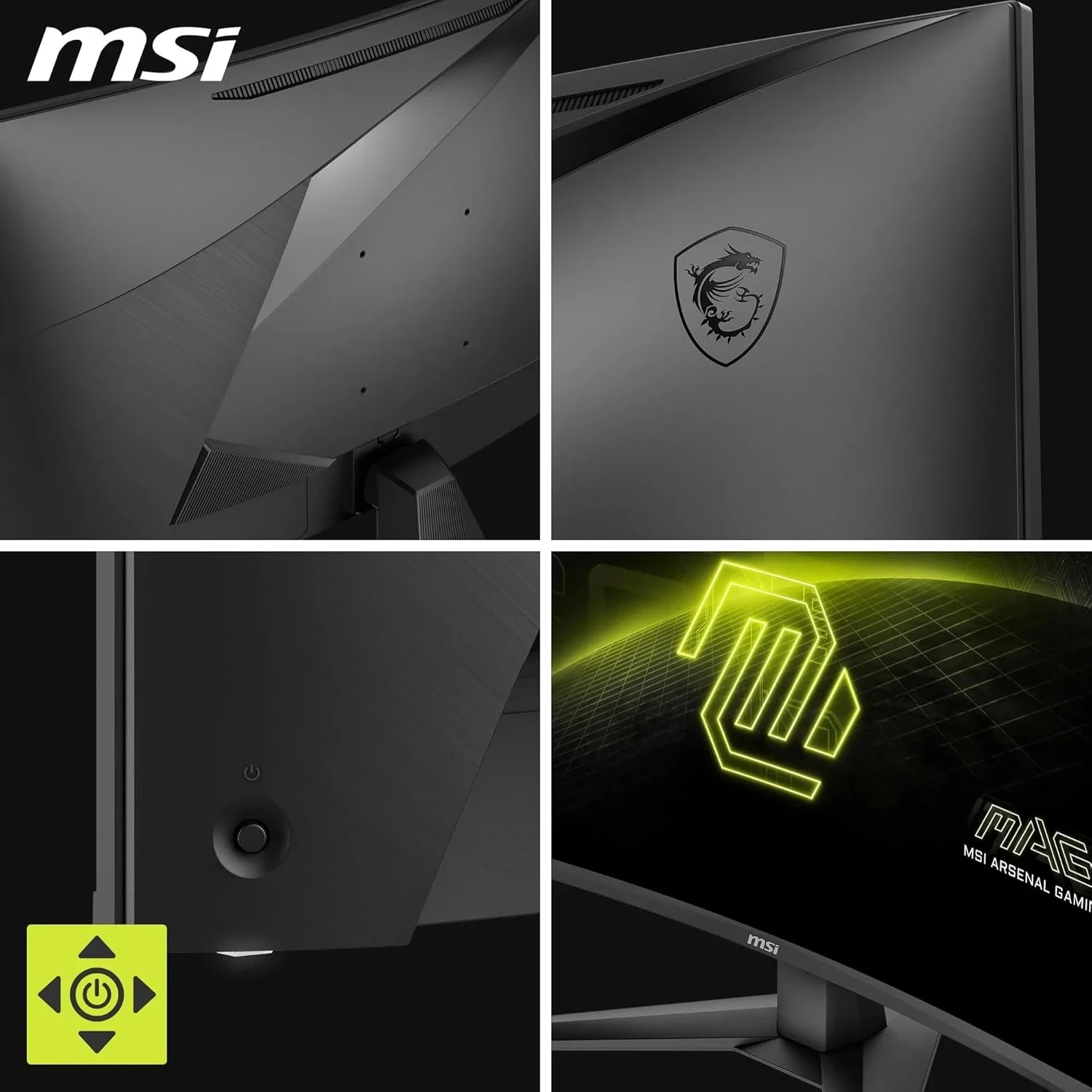 MSI MAG 276CF E20 Gaming (27") 1920 x 1080 pixels Full HD LCD 
