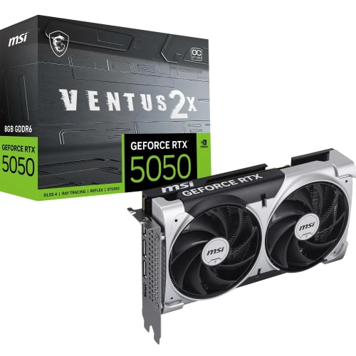 MSI NVIDIA GeForce RTX 5050 8 Go GDDR7 Ventus 2X OC