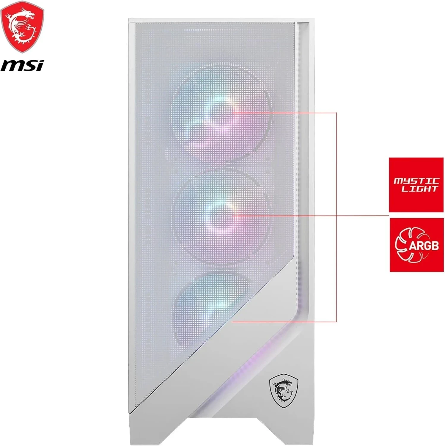 MSI MAG Forge 320R Airflow Blanc