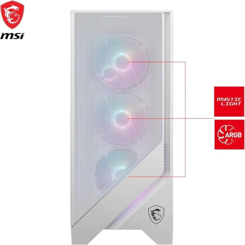 MSI MAG Forge 320R Airflow Blanc