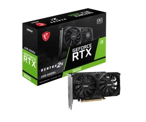 MSI RTX 3050 VENTUS 2X E 6G OC