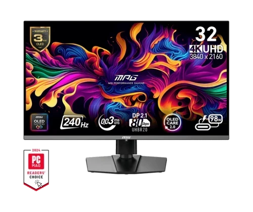 MSI MPG 322URX QD-OLED écran Gaming 31.5 Pouces 4K UHD 