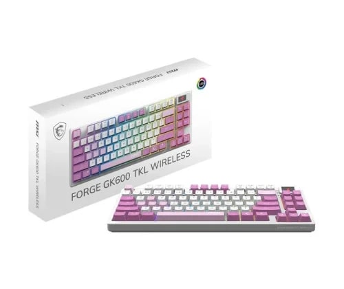 MSI FORGE GK600 TKL W VIOLET FR