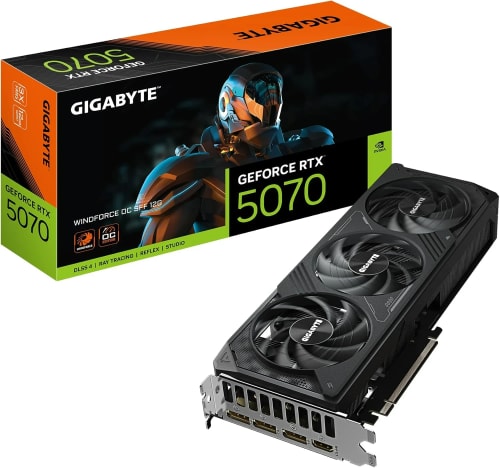 Gigabyte GeForce RTX 5070 WINDFORCE OC SFF 12G Carte Graphique - 12Go GDDR7, 192 Bits, PCI-E 5.0