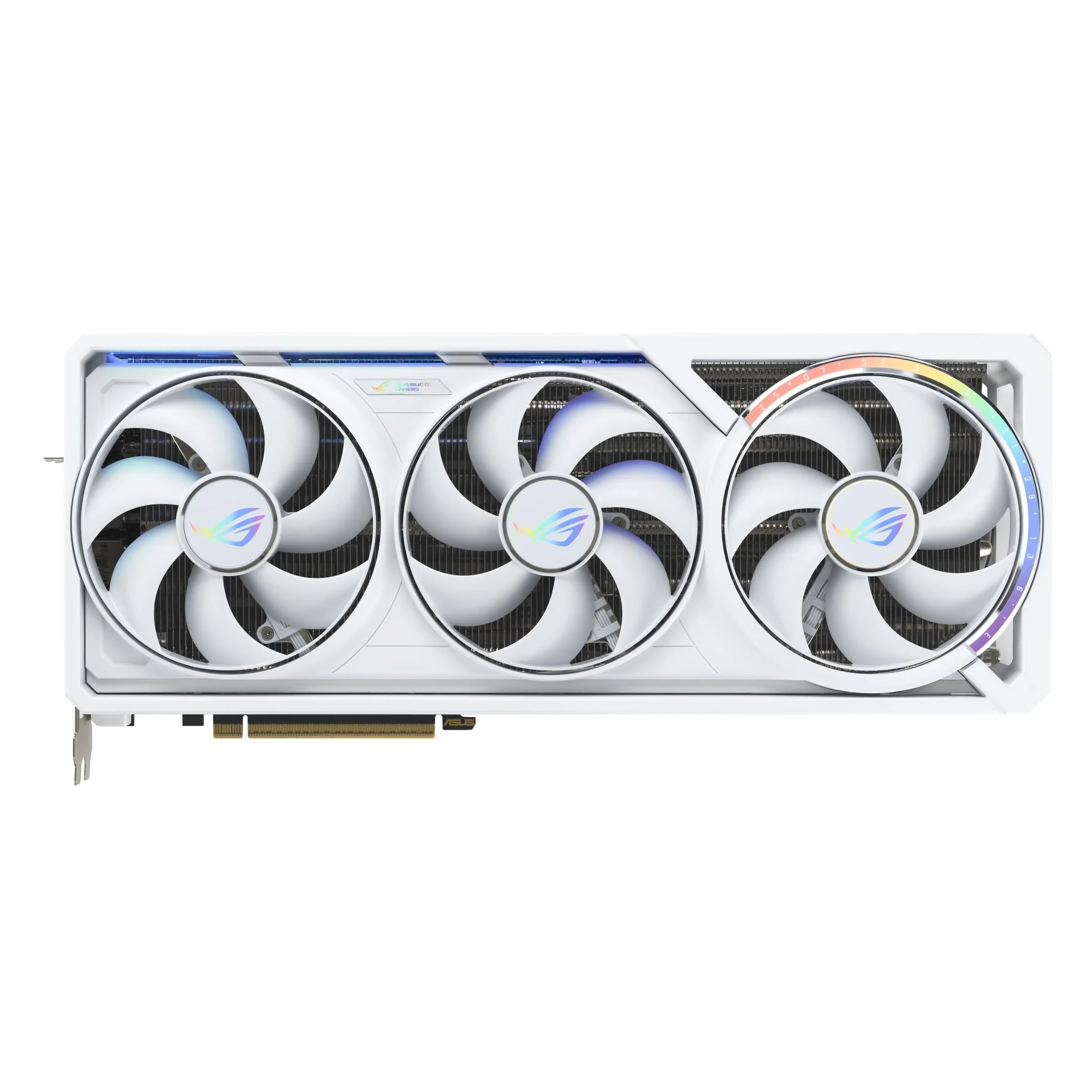 ASUS ROG Astral GeForce RTX 5090 Carte Graphique à Quatre Ventilateurs GDDR7 White OC Edition Gaming (NVIDIA DLSS 4, 3,8 emplacements, PCIe 5.0, 3 x DP 2.1b, 2 x HDMI 2.1b, Blanc, ROG-ASTRAL-RTX5090