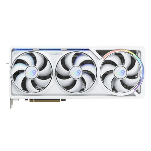 ASUS ROG Astral GeForce RTX 5090 Carte Graphique à Quatre Ventilateurs GDDR7 White OC Edition Gaming (NVIDIA DLSS 4, 3,8 emplacements, PCIe 5.0, 3 x DP 2.1b, 2 x HDMI 2.1b, Blanc, ROG-ASTRAL-RTX5090